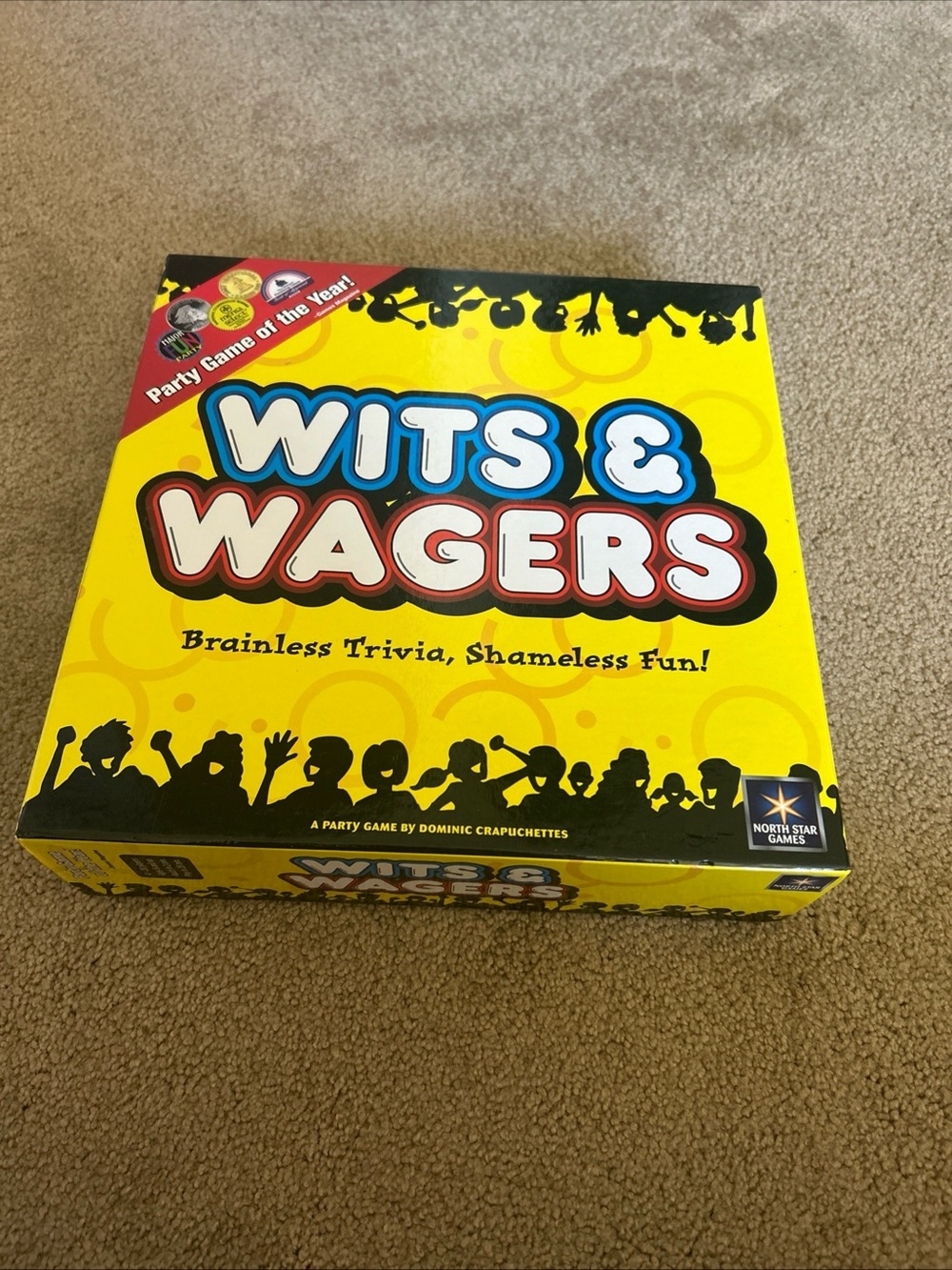Wits & Wagers Party Game - Yellow Box